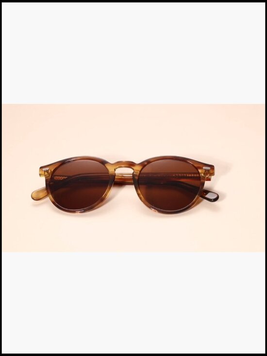 Polarized Retro Round Sunglasses UV400 Protection Unisex